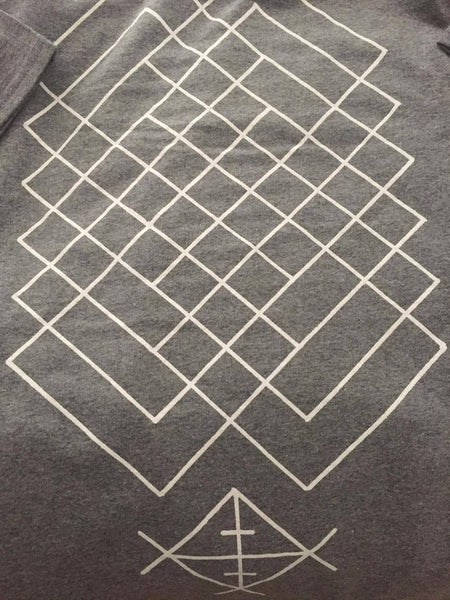 GRACE NEUTRAL CROP CIRCLE GREY SMALL TEE
