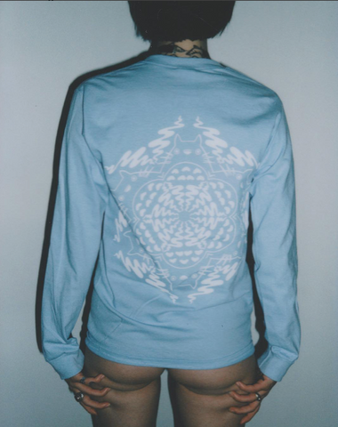 GRACE NEUTRAL LONG SLEEVE TORTORO LARGE TEE