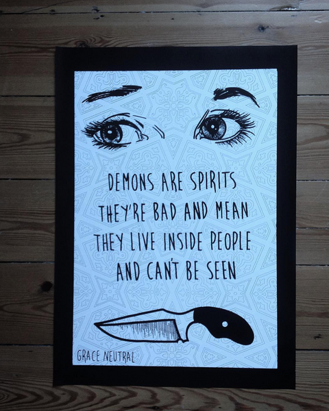 GRACE NEUTRAL A2 'uncertain terms' poster