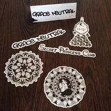 GRACE NEUTRAL MIXED STICKER Pack of 5