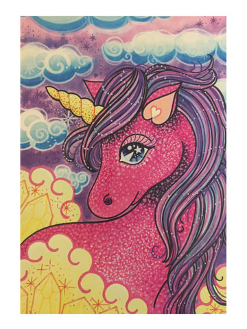 Rachel Baldwin Unicorn Print A4